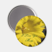 Ich liebe dich, Mutter, Narzissenblume Magnet (Vorderseite/Rückseite)