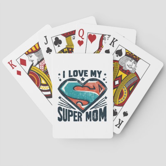 Ich liebe dich Mutti Spielkarten (Rückseite)