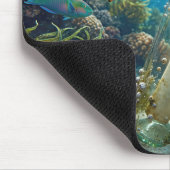Ich liebe dich Nachricht in einer Flasche Mousepad (Ecke)