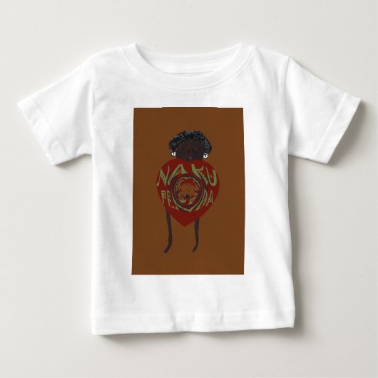 Ich Liebe dich! Nakupenda Sana Baby T-shirt (Vorderseite)