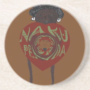 Ich Liebe dich! Nakupenda Sana Getränkeuntersetzer