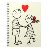 ICH LIEBE DICH NOTIZBLOCK (Vorderseite)