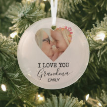 Ich liebe dich Oma | Personalisierter Weihnachtssc