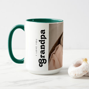Ich liebe dich Opa Foto vom Baby Tasse
