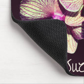 Ich liebe dich Orchideen-Blumen-Trio Personalisier Mousepad (Ecke)