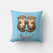 Ich liebe dich otterlich kissen (Vorderseite)