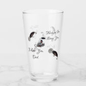 Ich liebe dich Papa, Angelköder, Glas (Rückseite)