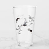 Ich liebe dich Papa, Angelköder, Glas (Vorderseite)