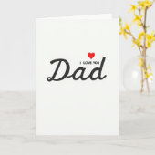 Ich liebe dich Papa einfache Karte (Gelbe Blume)