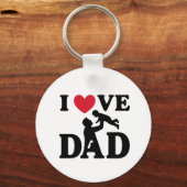 ich liebe dich Papa Schlüsselanhänger (Rückseite)
