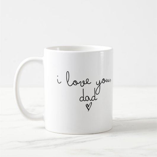 Ich Liebe dich, Papa Tasse (Links)