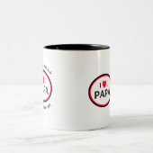 ich liebe dich papa vätertag tasse (Mittel)