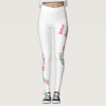 "Ich liebe dich" Patch Art Leggings | Ästhetischer