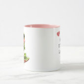 Ich liebe Dich | Personalisierte Chibi-Kröte Tasse (Zentrum)