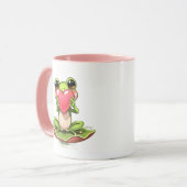 Ich liebe Dich | Personalisierte Chibi-Kröte Tasse (Vorderseite Links)