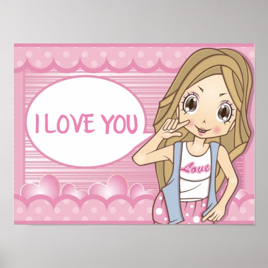ICH LIEBE DICH POSTER (Vorne)