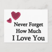 Ich liebe dich postkarte (Vorderseite)