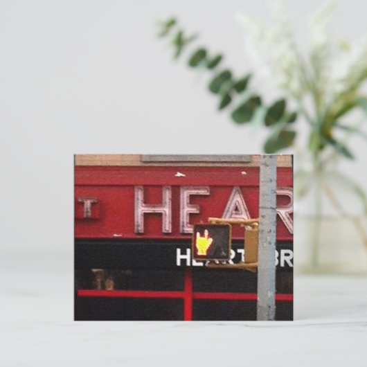 Ich Liebe dich Postkarte (Stehend Vorderseite)