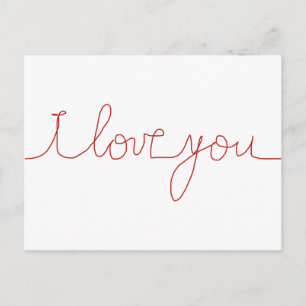 Ich Liebe dich Postkarte