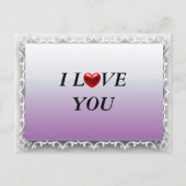 ICH LIEBE DICH POSTKARTE (Vorderseite)