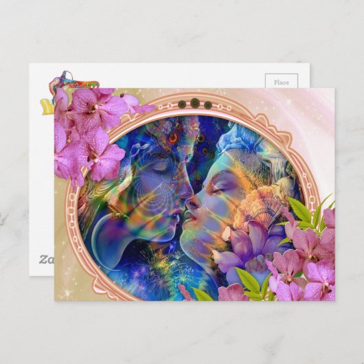 Ich Liebe dich Postkarte (Vorne/Hinten)