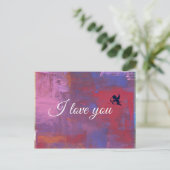 Ich Liebe dich Postkarte (Stehend Vorderseite)