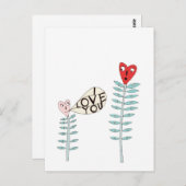 ICH LIEBE DICH POSTKARTE (Vorne/Hinten)