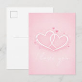 Ich liebe dich postkarte (Vorne/Hinten)