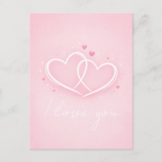 Ich liebe dich postkarte (Vorderseite)