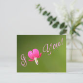 Ich Liebe dich! Postkarte (Stehend Vorderseite)