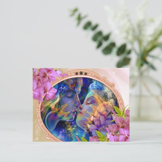 Ich Liebe dich Postkarte (Stehend Vorderseite)