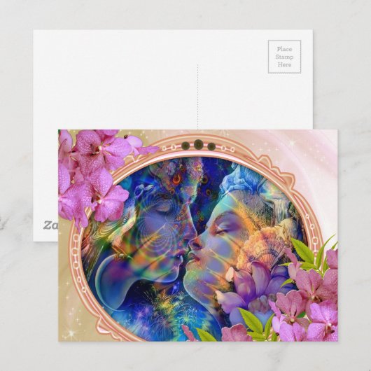 Ich Liebe dich Postkarte (Vorne/Hinten)