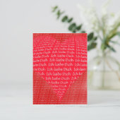 Ich liebe Dich Postkarte (Stehend Vorderseite)