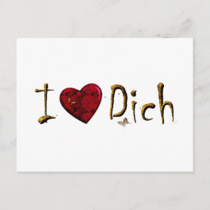 Ich Liebe Dich Postkarte