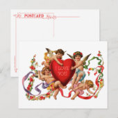 Ich liebe dich postkarte (Vorne/Hinten)