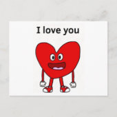 Ich Liebe dich Postkarte (Vorderseite)