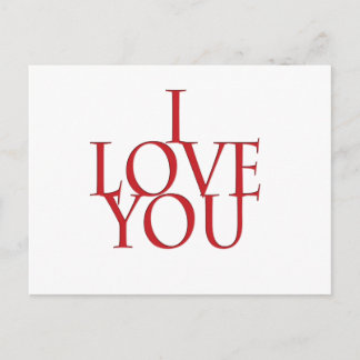 Ich Liebe dich Postkarte