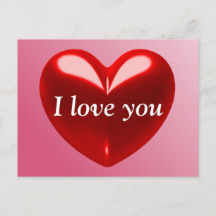 ICH LIEBE DICH POSTKARTE