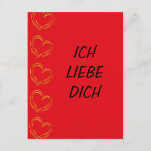 Ich Liebe Dich - Postkarte