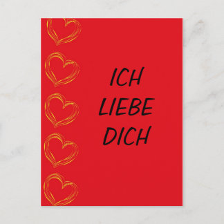 Ich Liebe Dich - Postkarte