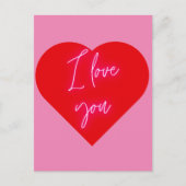 Ich Liebe dich Postkarte (Vorderseite)