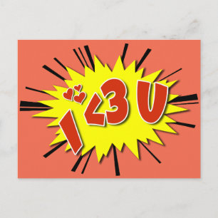 Ich Liebe dich Postkarte