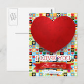 Ich Liebe dich Postkarte (Vorne/Hinten)