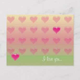 Ich Liebe dich! -Postkarte Postkarte