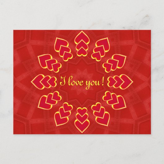 Ich Liebe dich! -Postkarte Postkarte (Vorderseite)