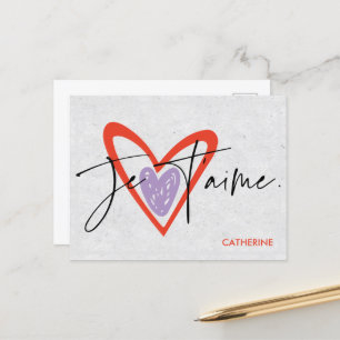 Ich liebe dich Postkarten, Liebe Postkarte