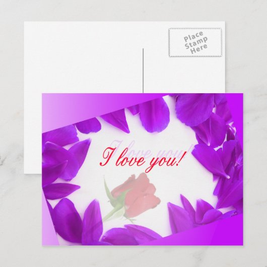 Ich Liebe dich! -Postkarten Postkarte (Vorne/Hinten)