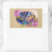 Ich Liebe dich Rechteckiger Aufkleber (Tasche)