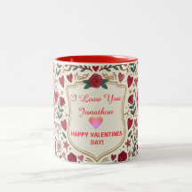 Ich liebe dich Retro Valentinstag Geschenk