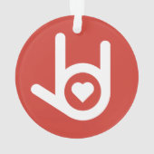 Ich Liebe dich, Rot. Ornament (Rückseite)